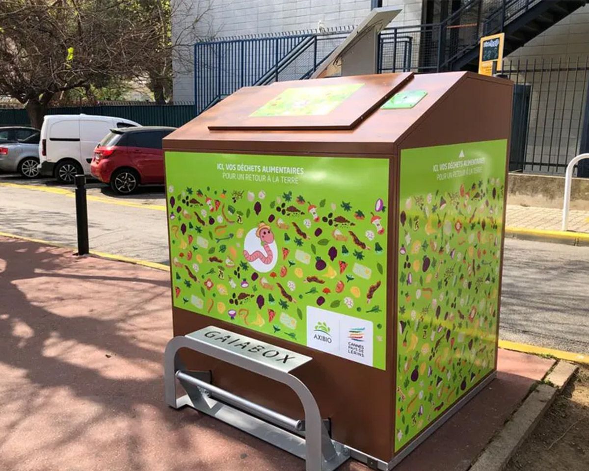 abri bac biodéchets cannes