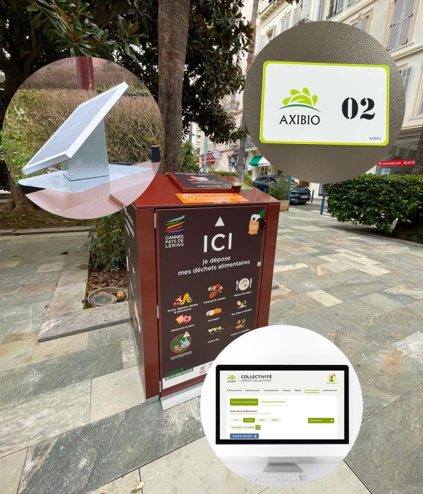 Abri bac à biodéchet