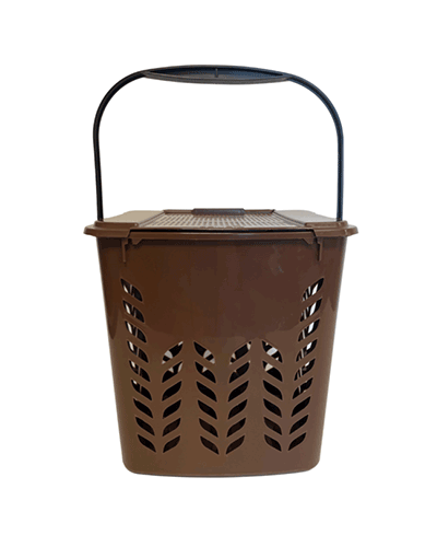 bioseau ajouré de cuisine de 10 litres