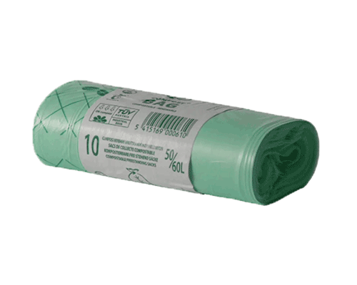 sac en amidon biodégradable de 60 litres