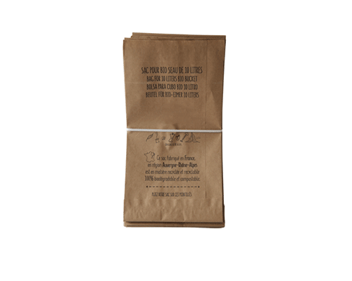 liasse de sac kraft de 7 litres