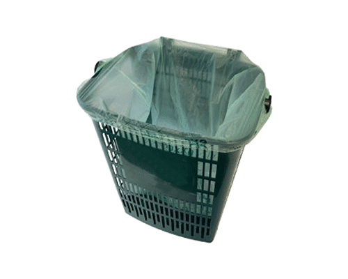 sac en amidon compostable avec bioseau ajouré