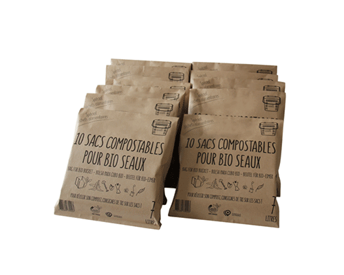 bottes de sac kraft de 7 litres