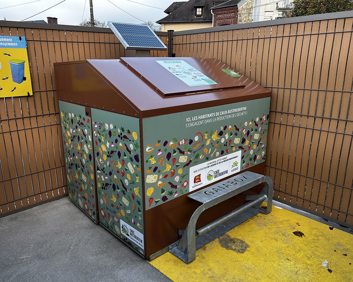 abri bac biodéchets barentin