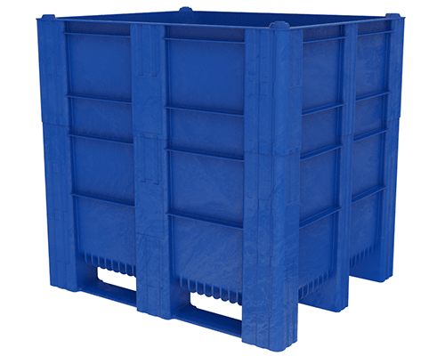 caisse-palette plastique gerbable de 1025 litres 