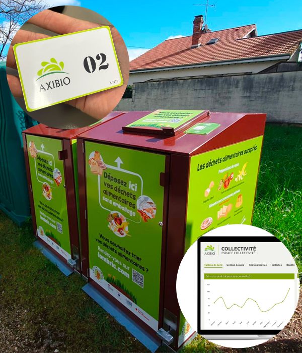 Abri bac à biodéchet